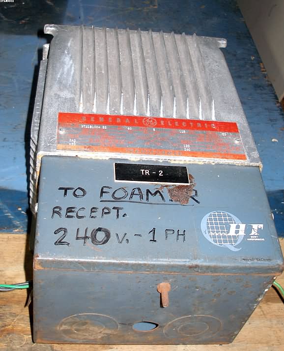 GENERAL ELECTRIC Step Down Transformer, 5 kva, 480-240-120v,